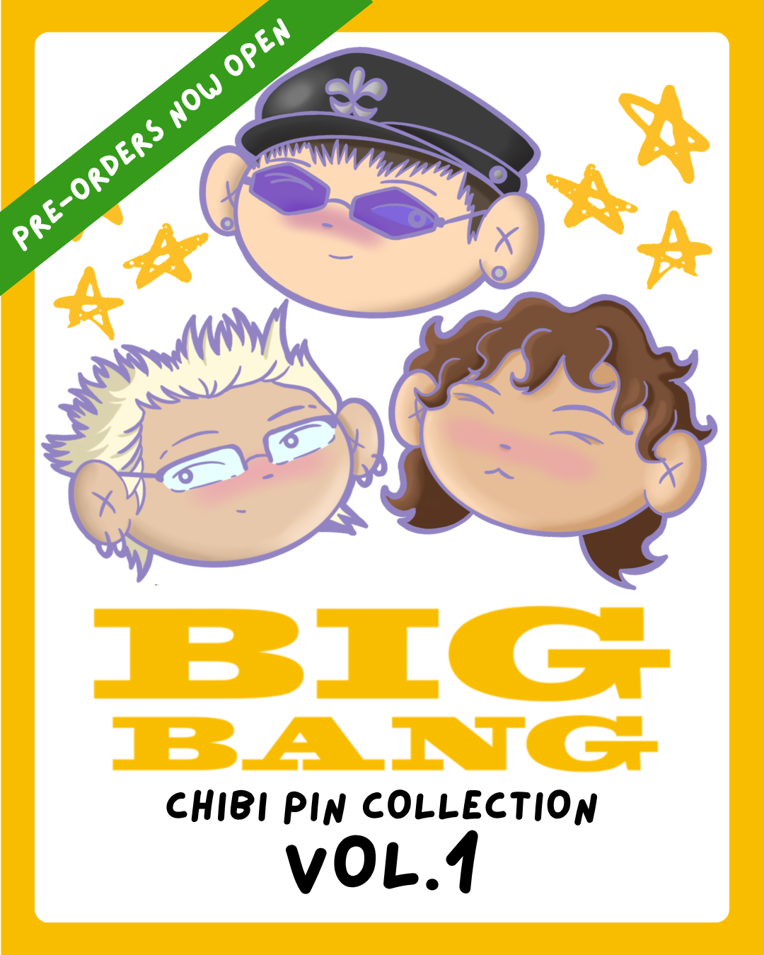 [PRE-ORDER] BIGBANG Blind Box Chibi Pin Collection VOL.1