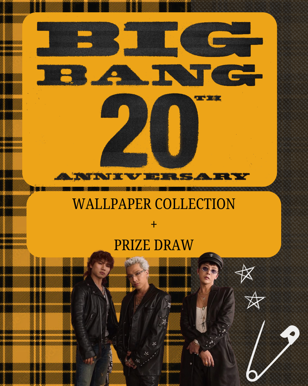 The BigBang 20th Anniversary Wallpaper Collection + Prize Draw