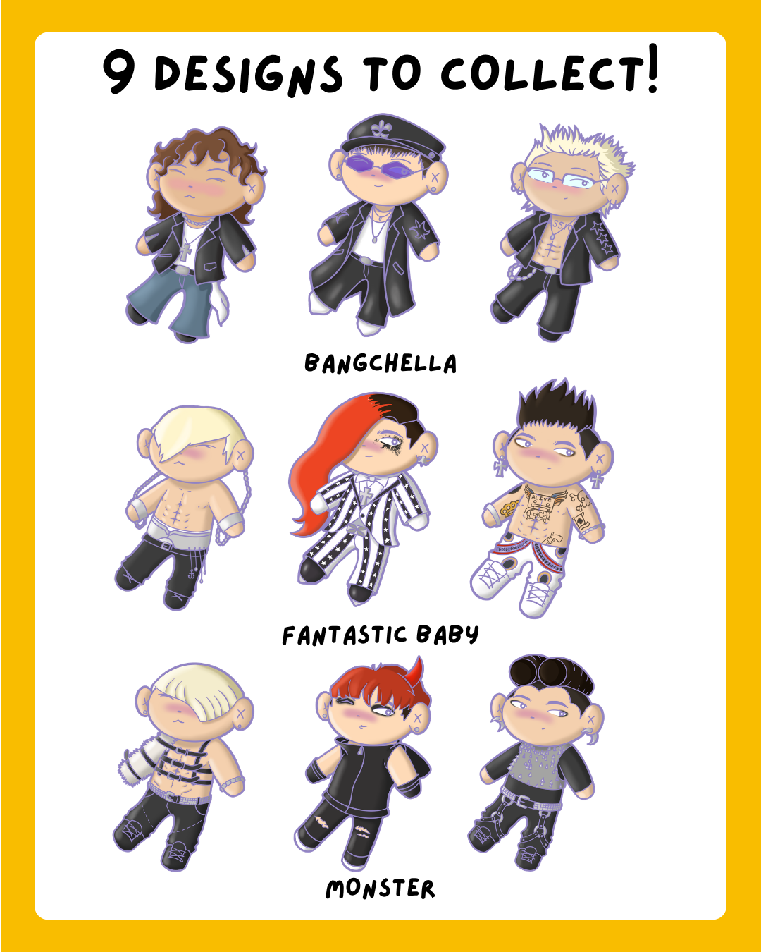 [PRE-ORDER] BIGBANG Blind Box Chibi Pin Collection VOL.1
