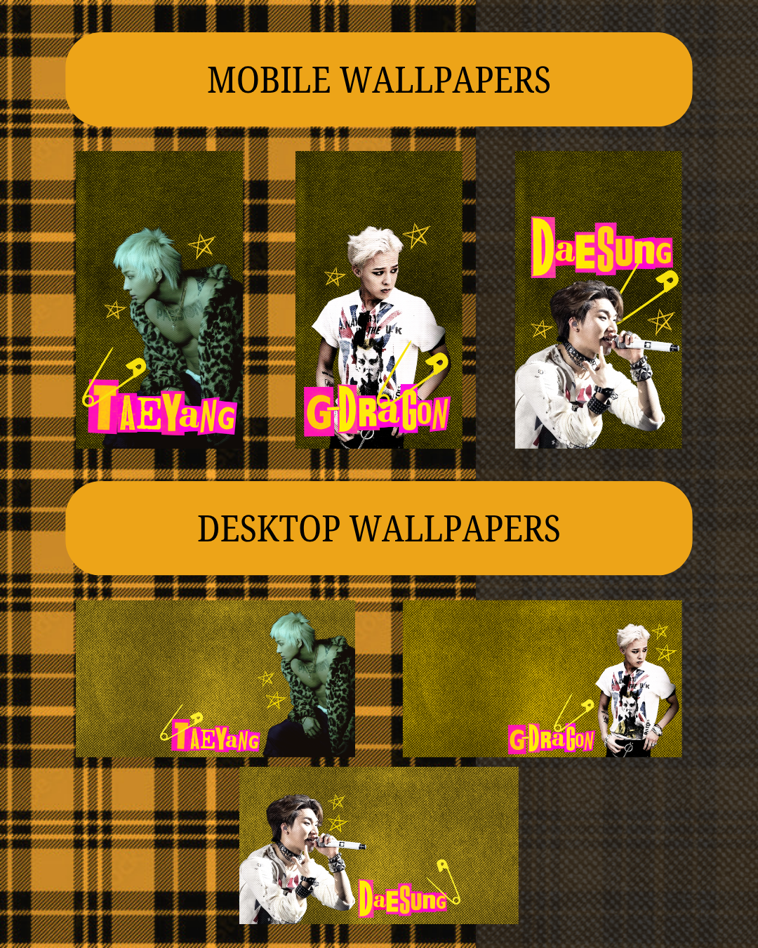The BigBang 20th Anniversary Wallpaper Collection + Prize Draw