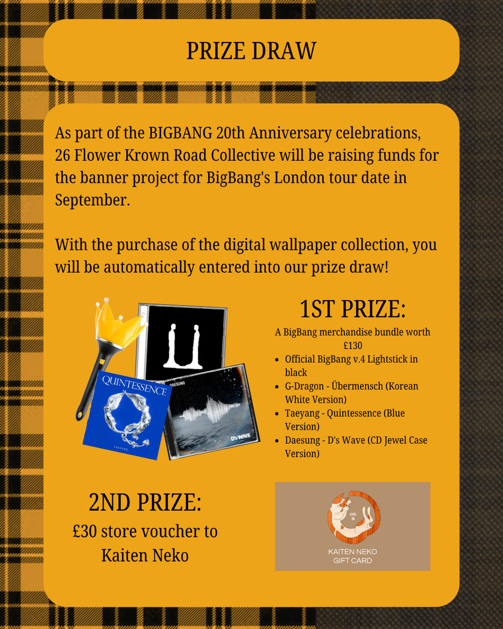 The BigBang 20th Anniversary Wallpaper Collection + Prize Draw
