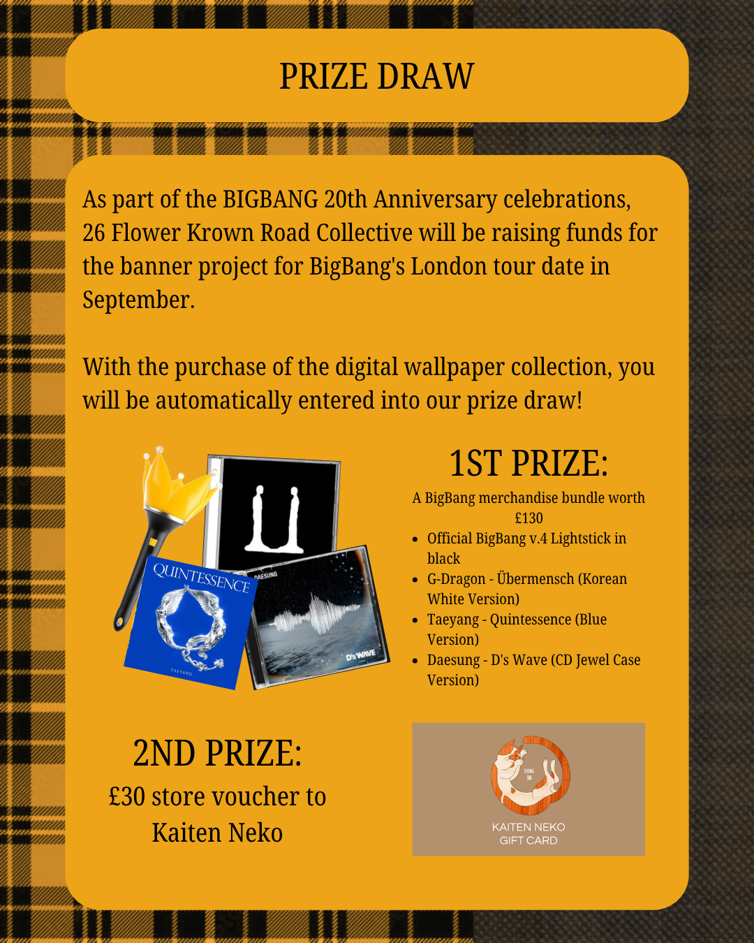 The BigBang 20th Anniversary Wallpaper Collection + Prize Draw
