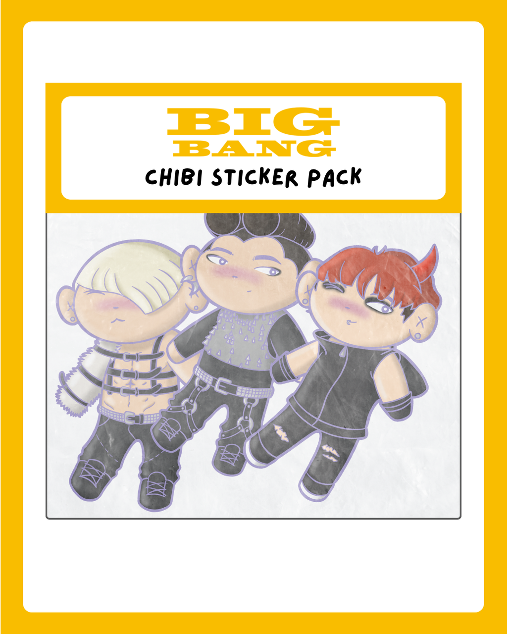 [PRE-ORDER] BIGBANG Chibi Sticker Pack Collection VOL.1