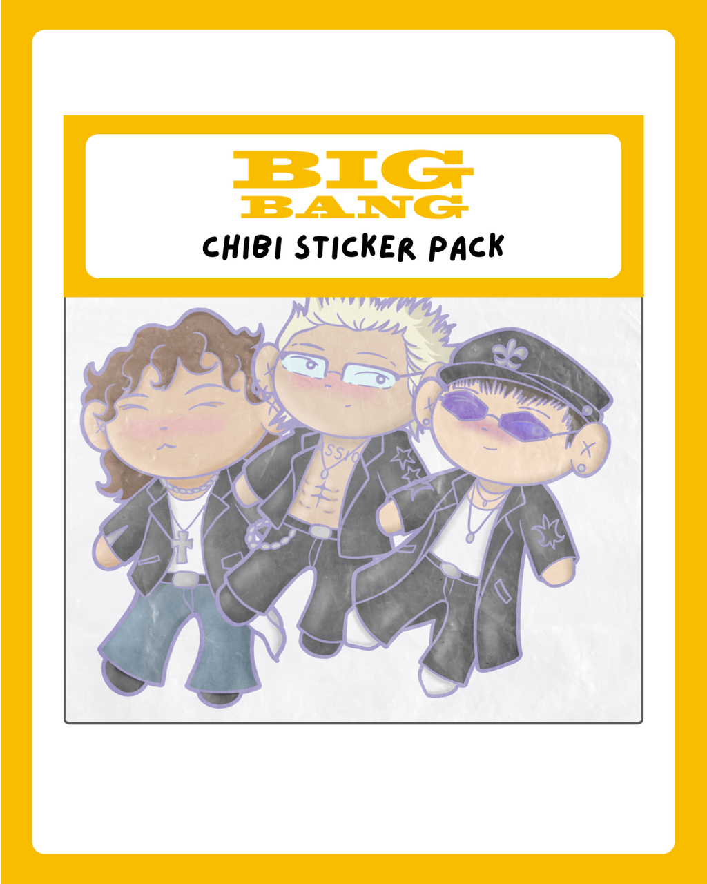 [PRE-ORDER] BIGBANG Chibi Sticker Pack Collection VOL.1