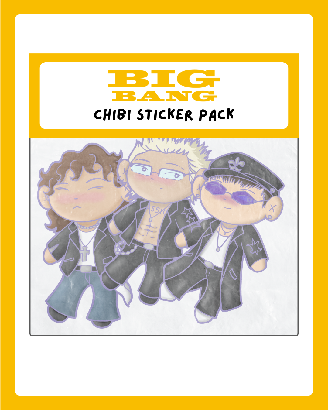 [PRE-ORDER] BIGBANG Chibi Sticker Pack Collection VOL.1