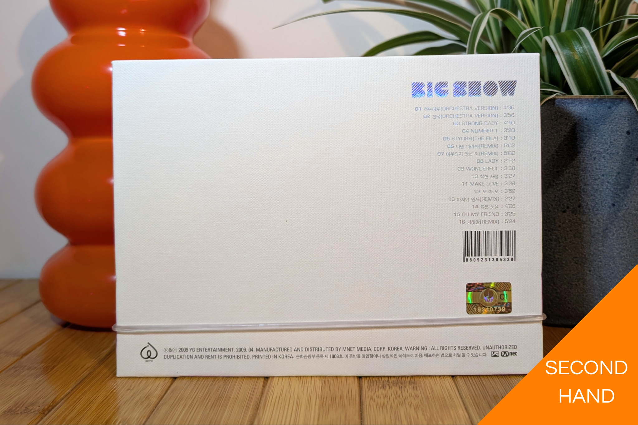 BigBang - 2009 Live Concert Big Show vol.4 (Original Korean Pressing)