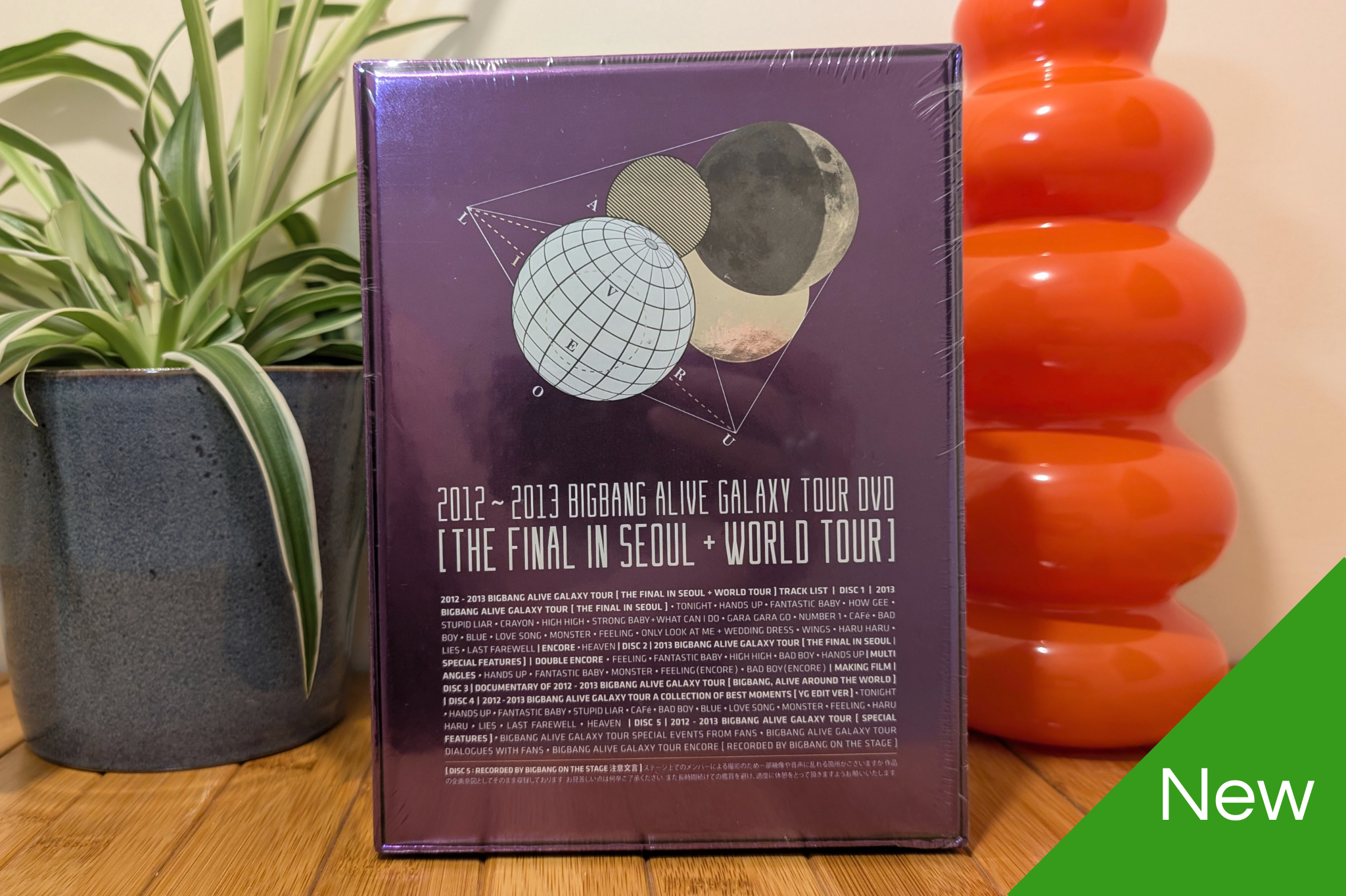 BigBang - 2012–2013 Alive Galaxy Tour DVD [The Final in Seoul + World Tour] 5 Disc Boxset