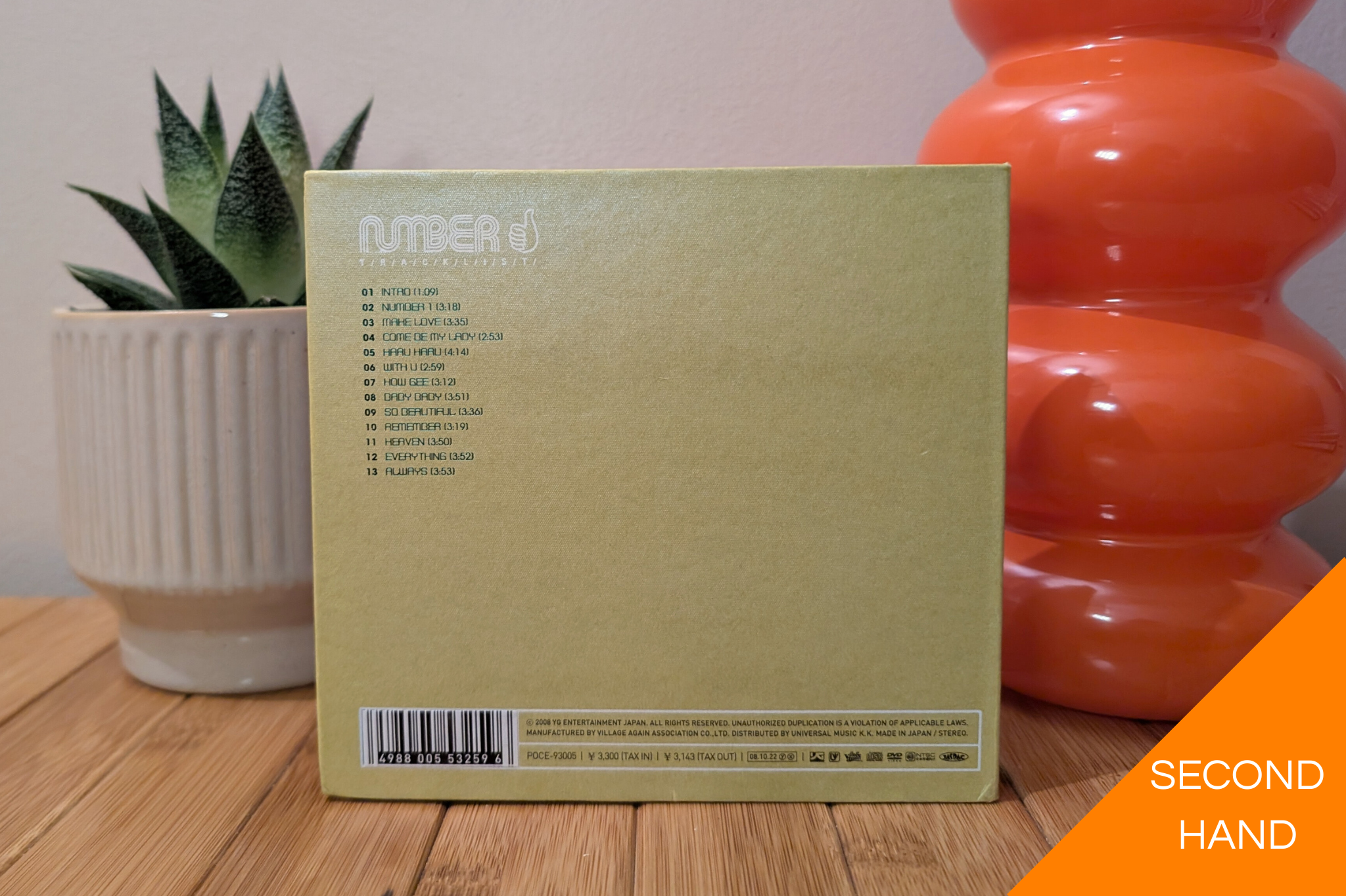 BigBang - Number 1 (First Pressing/Green) (CD)