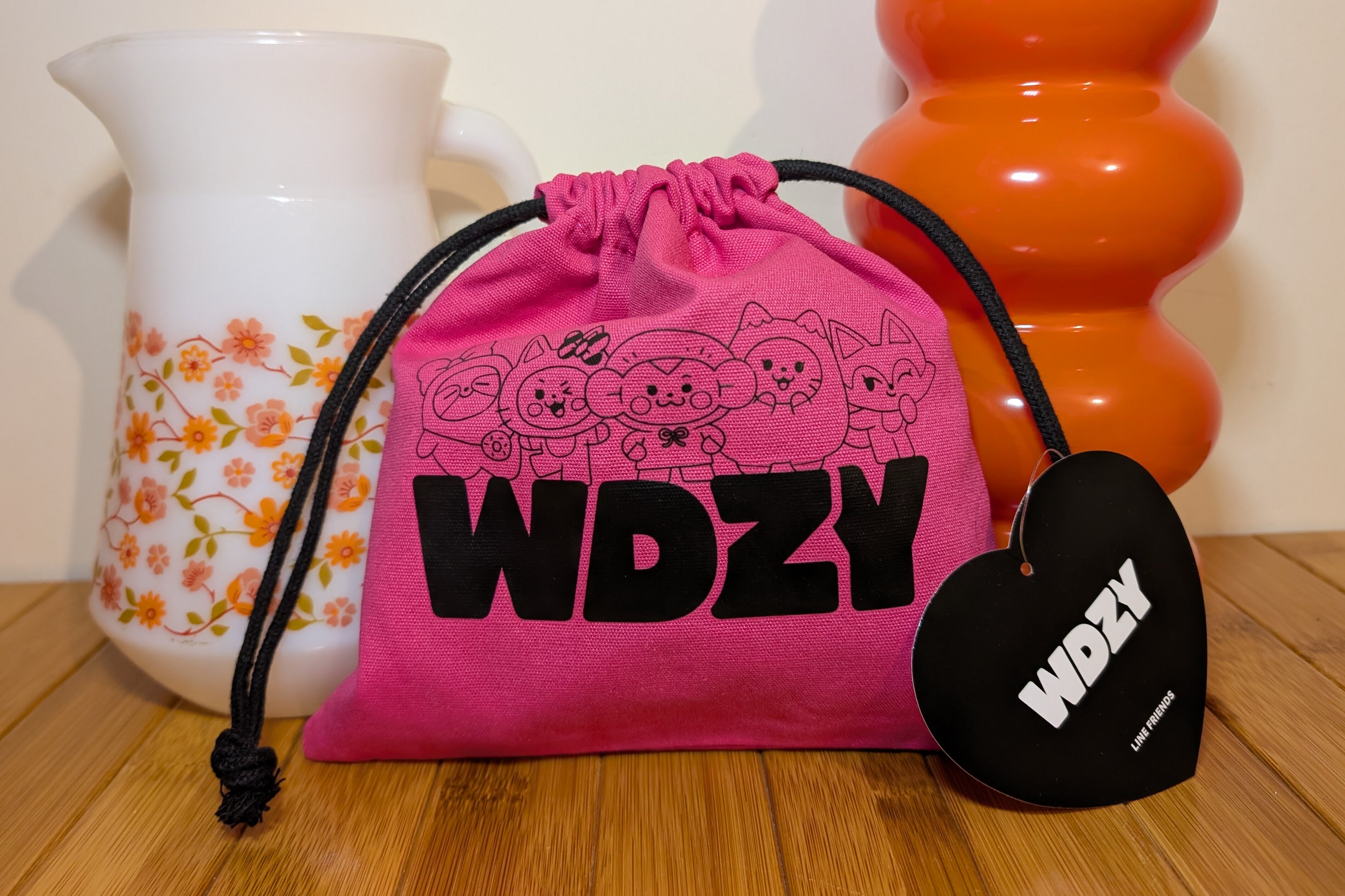 ITZY WDZY x Line Friends Mini Drawstring Bag