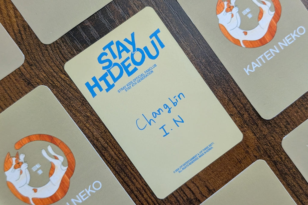 Stray Kids - 4th Generation Fanclub STAY HIDEOUT Photocard Changbin x I.N