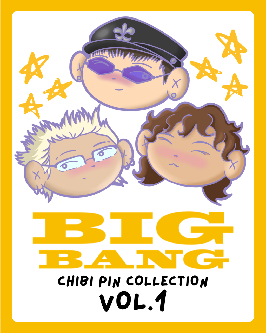BIGBANG Blind Box Chibi Pin Collection VOL.1