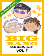 [PRE-ORDER] BIGBANG Chibi Sticker Pack Collection VOL.1