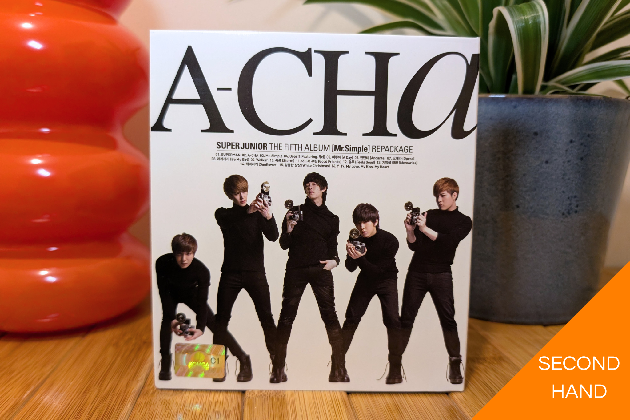 Super Junior - A-CHa (Mr.Simple Repackaged CD)
