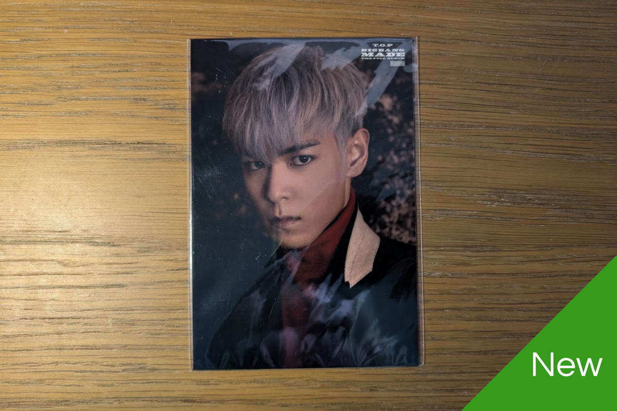 T.O.P MADE Japanese Pre-Order Plastic Photocard
