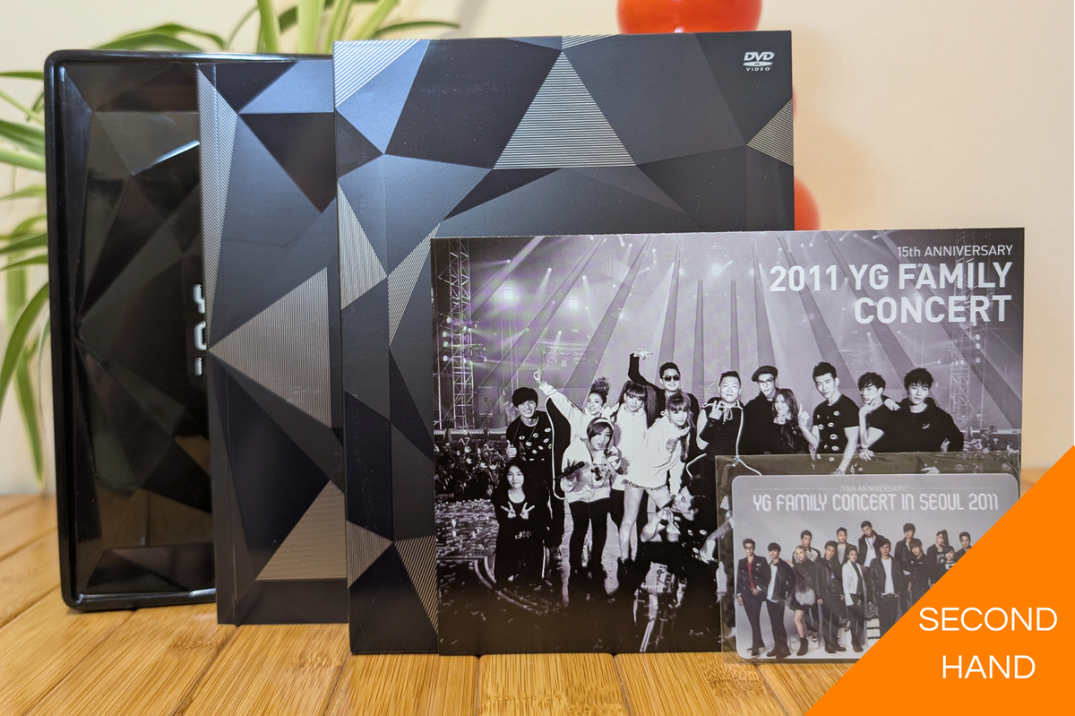 YG Family Concert Live 15th Anniversary 2011 (DVD - Korean Edition)
