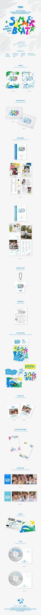TWS - 2nd Mini Album Summer Beat! Our Memories: Now